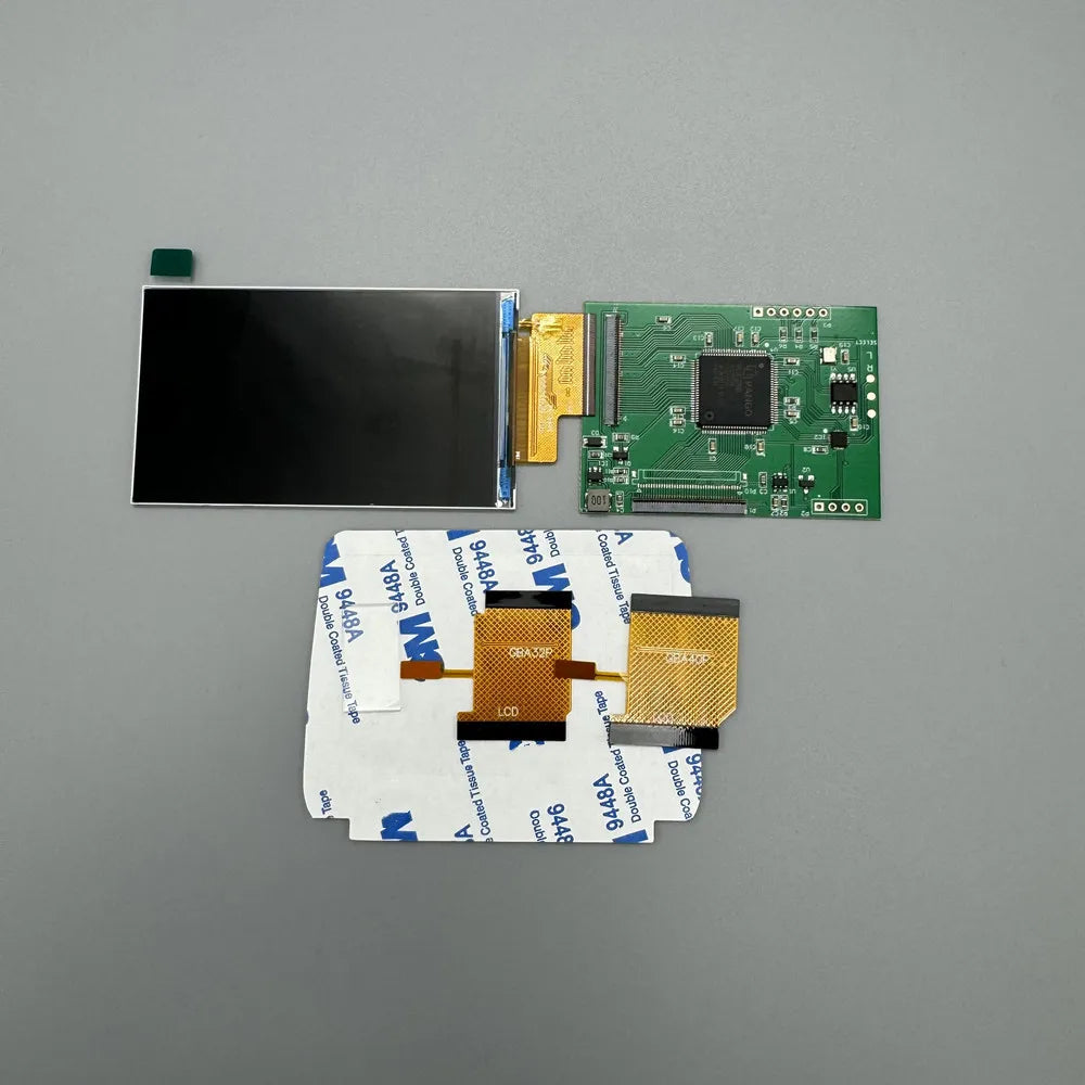 2.9 "original size IPS high brightness LCD screen is suitable for Gameboy advance GBA support pixel mode display
