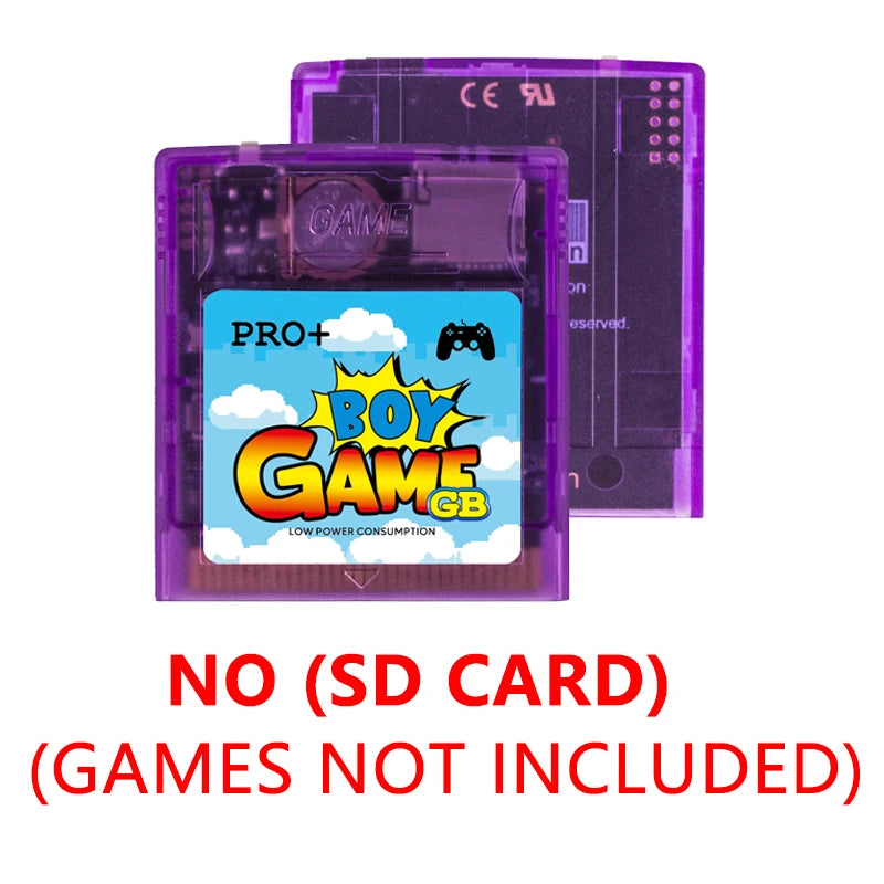 Game Card GB GBC cartridge for Gameboy Color Game Boy Multi Game Cartridge Cart with TF/SD Card 2000 in 1