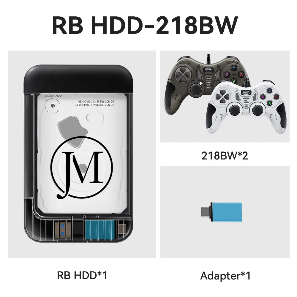 Retro Game Hard Drive With 63000/110000 Retro Games For PS3/PS2/PS1/PSP/N64/MAME/SNES/Gamecube Retro Game Console For Window PC