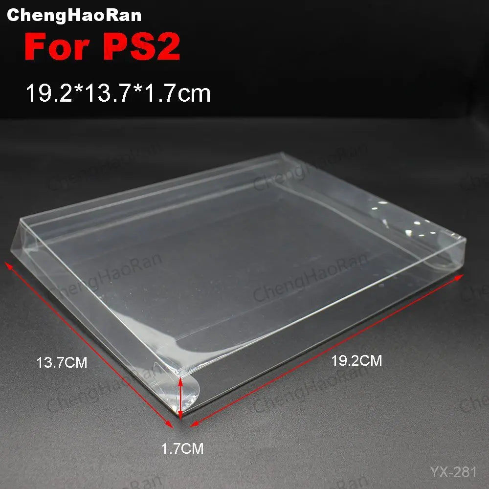 1piece Clear Transparent Game Cartridge Box Case Games Plastic PET Protector for N64 NES SNES for ps5 ps4 ps3 GB GBA GBC Switch