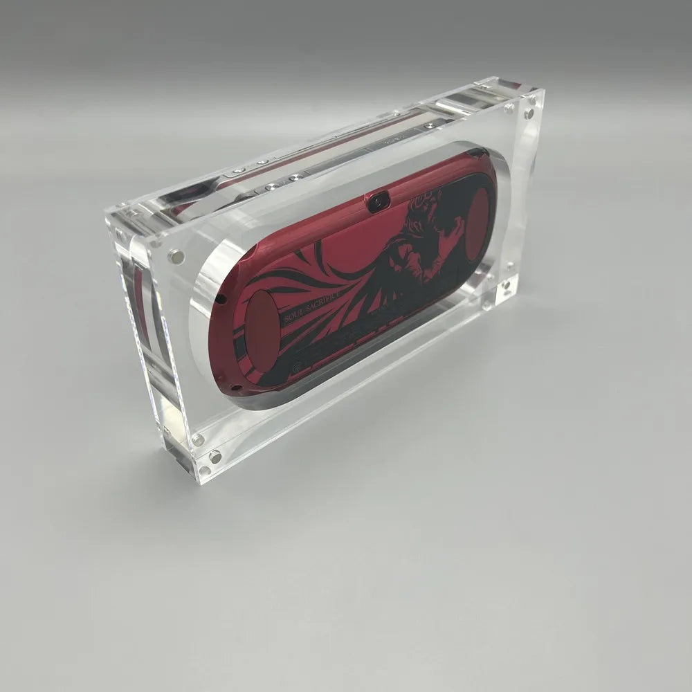 High transparency acrylic magnetic cover console storage box for PlayStation VITA PS VITA 1000 PSVita2000