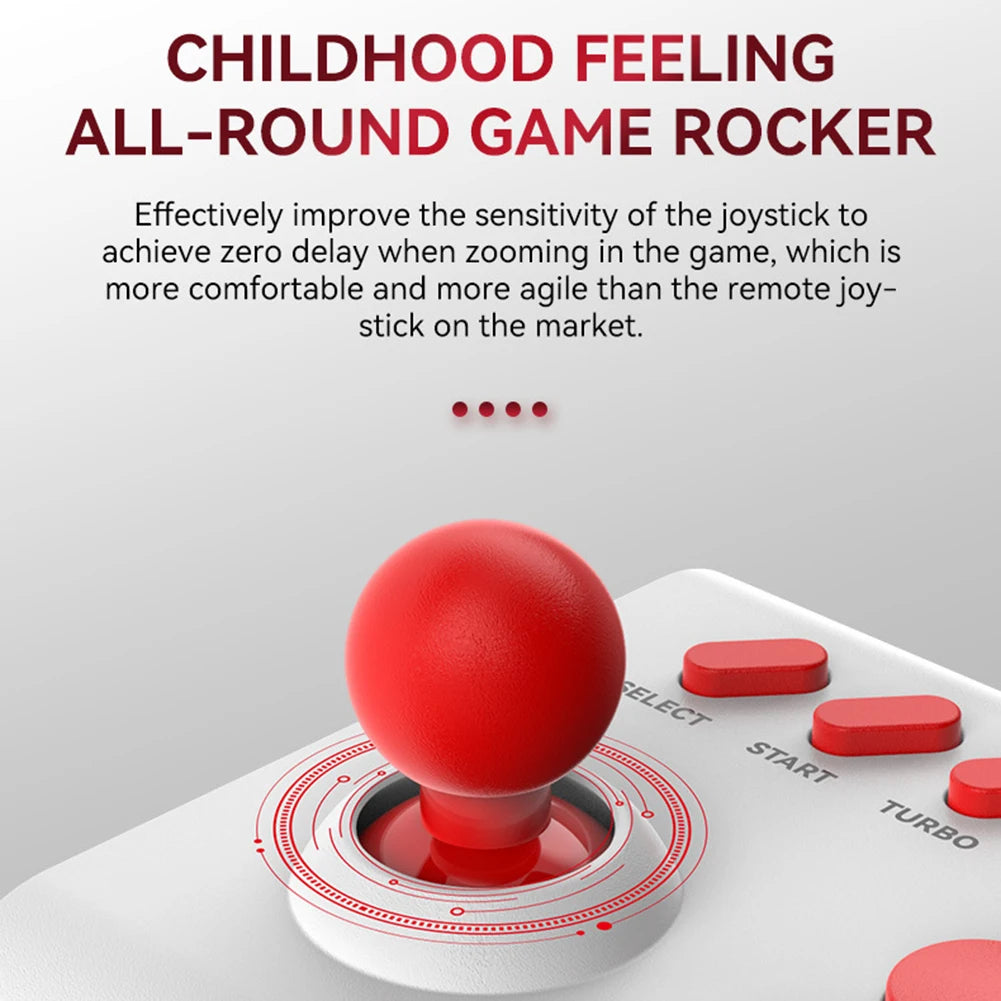 6 In1 Retro Arcade Console Game Joystick Rocker 3 Connection Modes Wireless Bluetooth Wired Fight Controller for Switch PS4 PS3