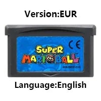 GBA 32 Bit Video Game Cartridge Console Card mMario dDonkey Kong wWario Series Golf Tennis Party for GBA