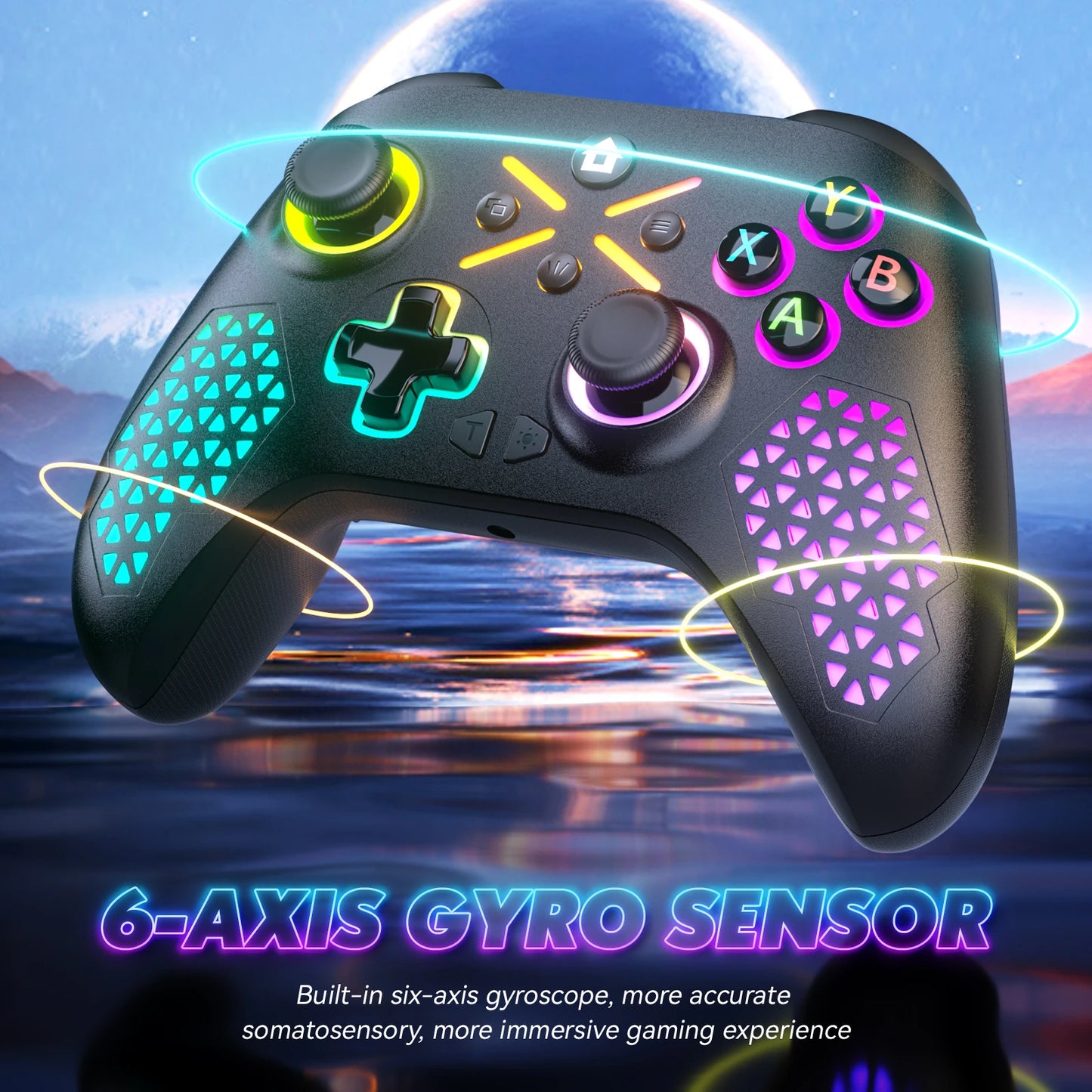 2.4G Wireless Gamepad For Xbox One ,Xbox Seris S ,Xbox Series X pc Console Dual Vibra With Six Axis Gyroscope Game Controller