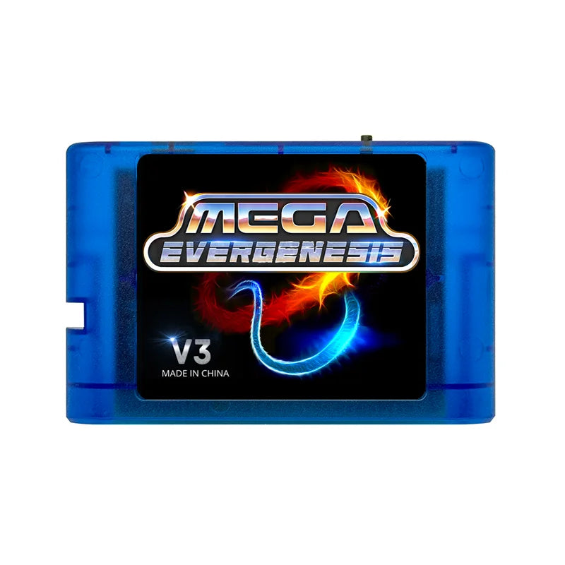 3000 in 1 Mega Genesis V3 Pro With 4GB TF Card EDMD Game Card For SEGA Genesis Mega Drive Master System Game Console