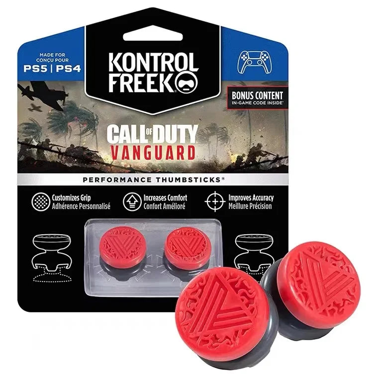 KontrolFreek FPS Freek Galaxy for PS4 High-Rise Analog Stick PS5 Controller | Performance Thumbsticks Game Joystick Silicone Cap