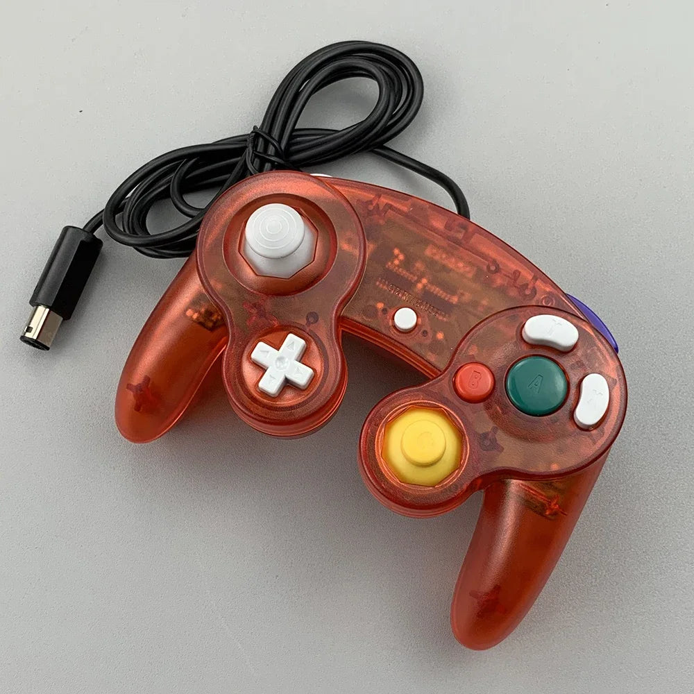 New Replacement Transparent Game Controller Gamepad Wired Handheld Joystick For NGC GameCube Video Game Console