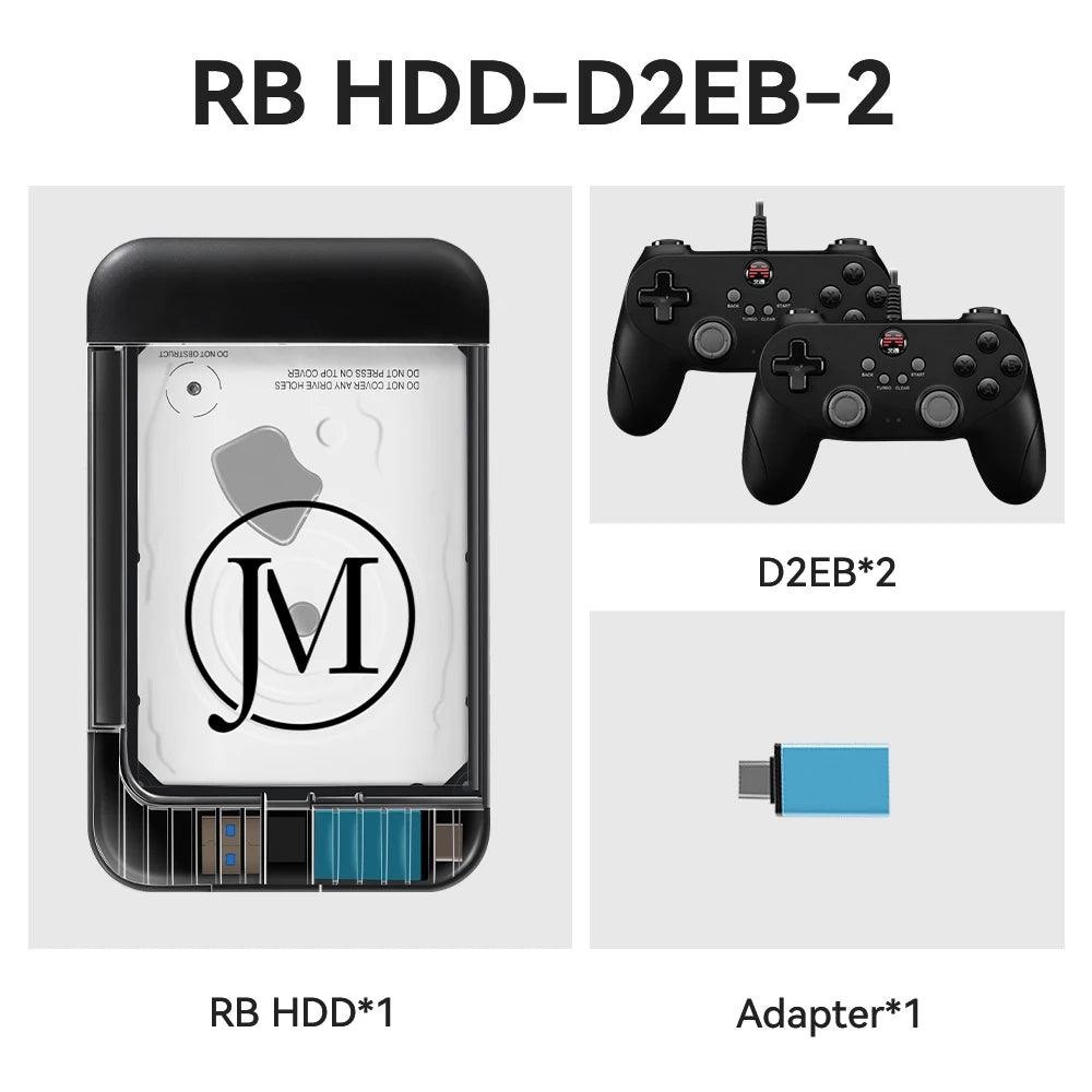Retro Game Hard Drive With 63000/110000 Retro Games For PS3/PS2/PS1/PSP/N64/MAME/SNES/Gamecube Retro Game Console For Window PC