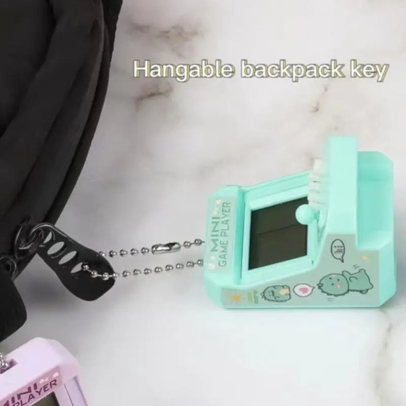 1PCs Mini Classic Game Machine Retro Nostalgic Game With Gift Keyring Pets Toys Gift