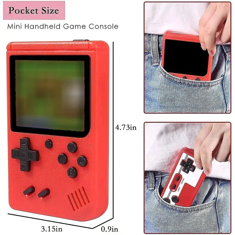8-Bit Mini Video Game Console Built In 400 Games Retro Portable 3.0 Inch Color LCD Console Handheld Game Player For Kids Gift