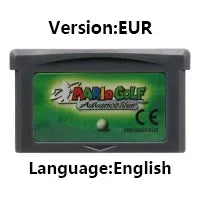 GBA 32 Bit Video Game Cartridge Console Card mMario dDonkey Kong wWario Series Golf Tennis Party for GBA