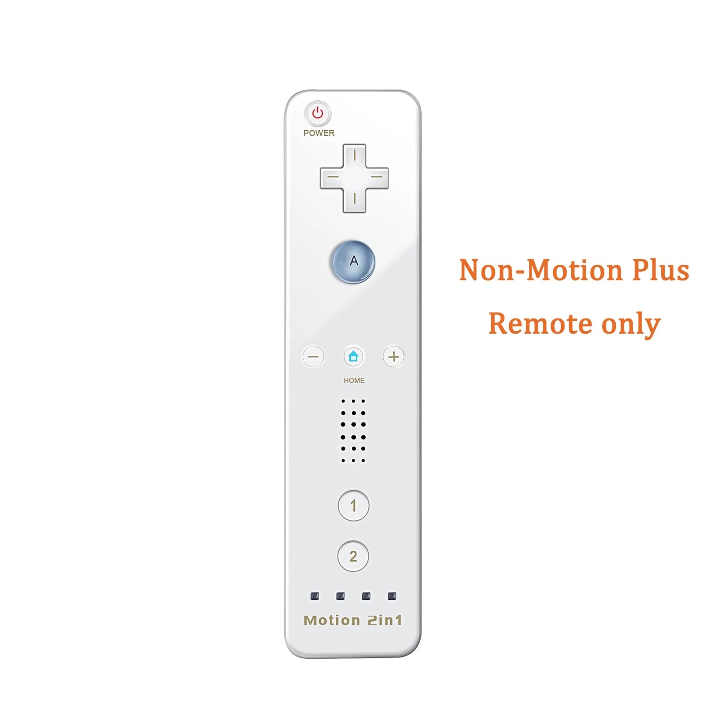 For Nintendo Wii/Wii U Joystick 2 in 1 Controller Set Wireless Remote Gamepad Motion Plus with Silicone Case Video Game