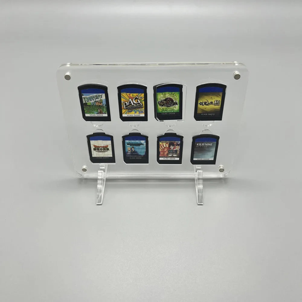 High transparency Acrylic Magnetic suction cover Games Storage Box Hard Shell cartridge Case for PlayStation VITA PSvita