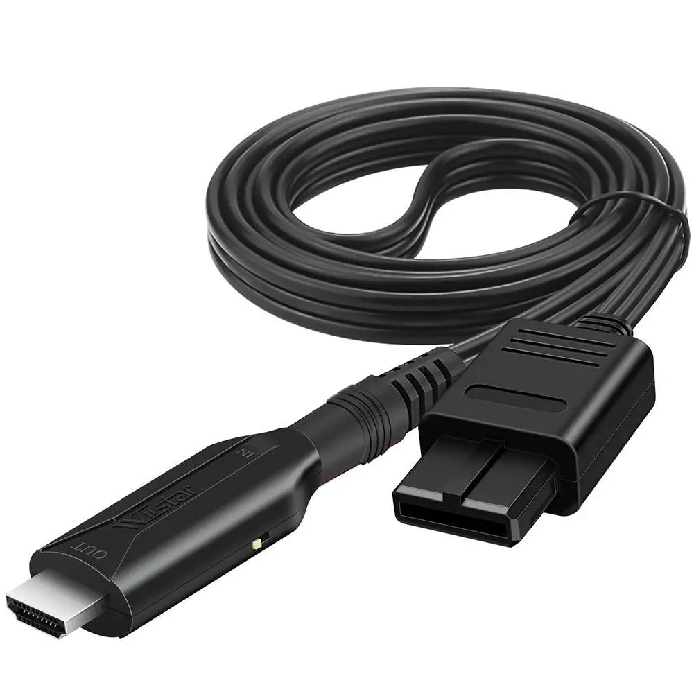 HD N64 To HDMI Converter Game Adapter HD Link Cable For N64/GameCube/SNES Plug and Play 1080P 64 To HDMI Converter