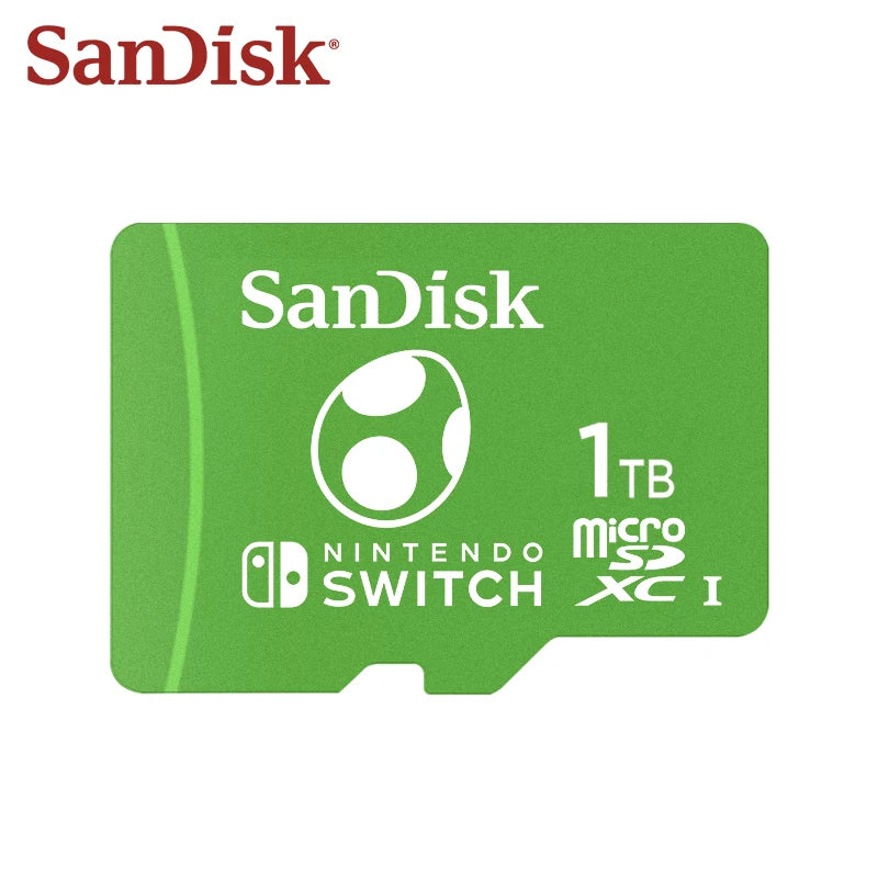 SanDisk Micro sd memory card 64GB microSDXC For Nintendo Switch game Storage128GB 256GB Up to100Mb/s 512GB Switch Memory Card