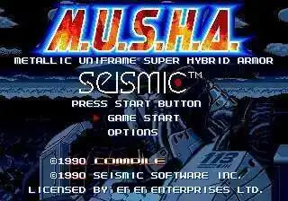 MUSHA 16bit MD Game Card For 16 Bit Sega MegaDrive Genesis Consoles
