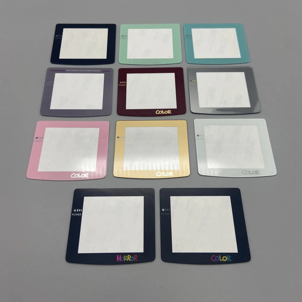 Glass lens mirror for 2.6-inch IPS Gameboy color GBC. GBC LCD screen lens