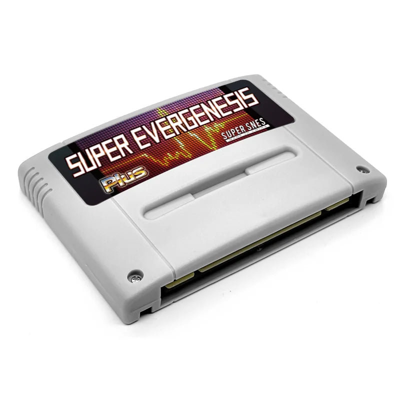 Super EVERGENESIS SNES SFC V12 3000 in 1 Game card with 8G TF Card for Super Famicom 16-Bit JPN/EU/USD Video Game Console