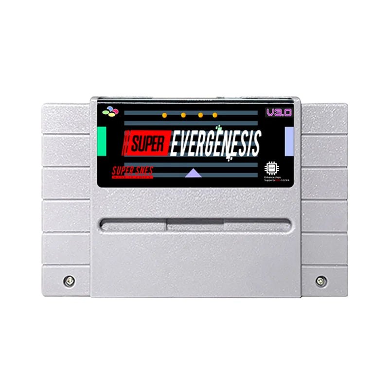 EVERGENESIS SNES SFC V3 Game Cartridge 3000 in 1 Game Cartridge Support DSP1/2/3/4 For SNES SFC Game Console With 8G TF Card