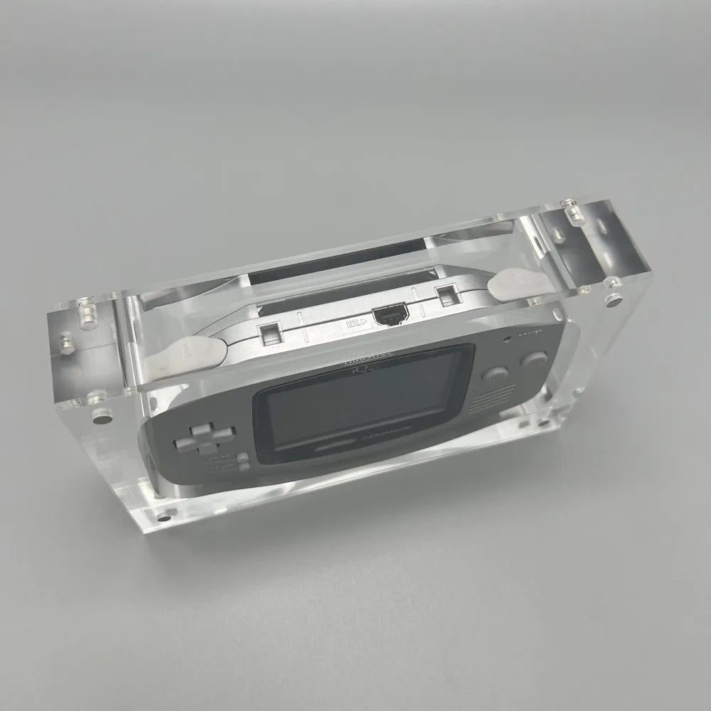High transparency acrylic magnetic cover console storage box for Gameboy advanced GBA