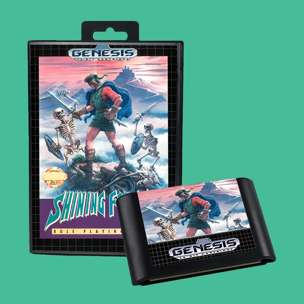 Shining Force USA Game for SEGA Mega Drive Genesis 16 bit Consoles Game Cartridge Box Manual