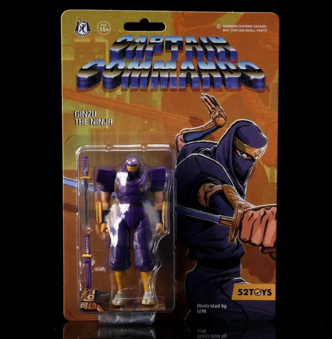 52TOYS Action Figure CAPCOM Final Fight 1PCS Collectible Desktop Decoration Creative Gift for Birthday 3.75inch/10cm