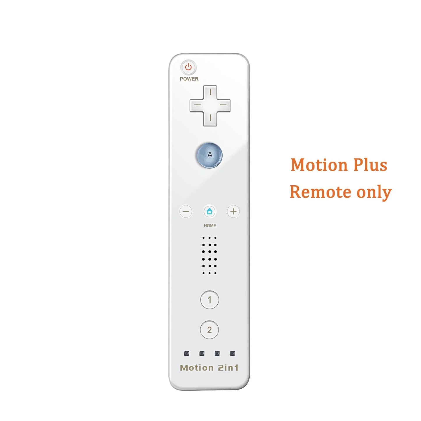 For Nintendo Wii/Wii U Joystick 2 in 1 Controller Set Wireless Remote Gamepad Motion Plus with Silicone Case Video Game