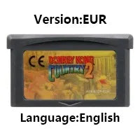 GBA 32 Bit Video Game Cartridge Console Card mMario dDonkey Kong wWario Series Golf Tennis Party for GBA