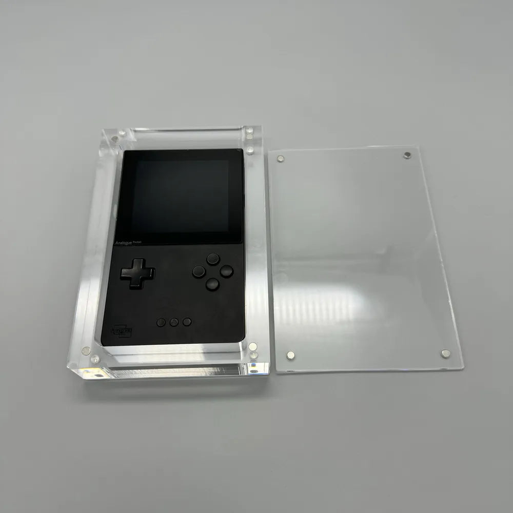 High transparency acrylic magnetic cover console storage box for Analogue Pocket AP