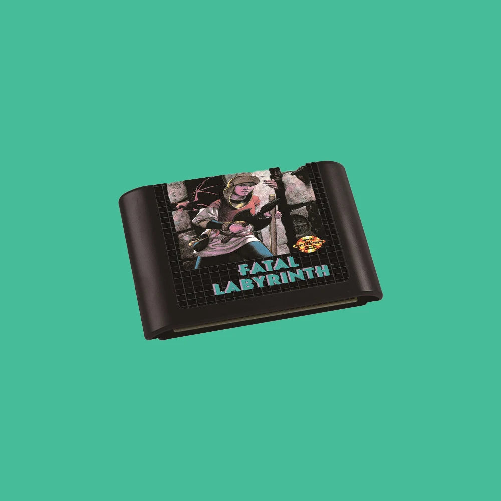 Fatal Labyrinth USA Game for SEGA Mega Drive Genesis 16 bit Consoles Game Cartridge Box Manual
