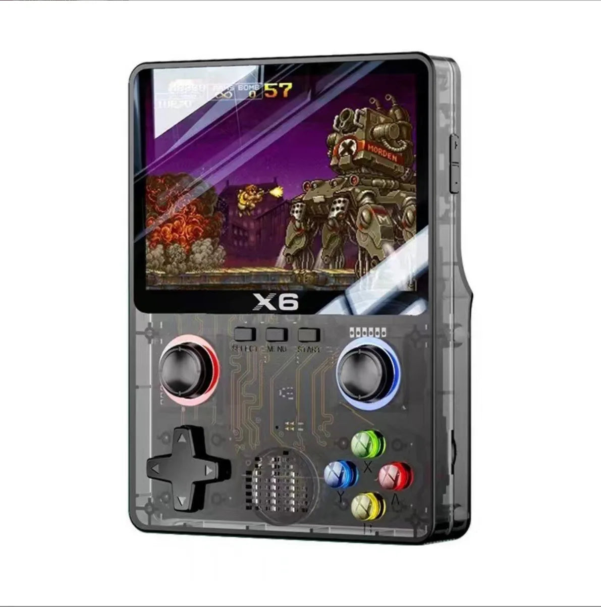 NEW X6 Game Console Retro Video Game Console 3.5'' IPS Screen Portable Handheld Game Player Classic Games Children Gifts