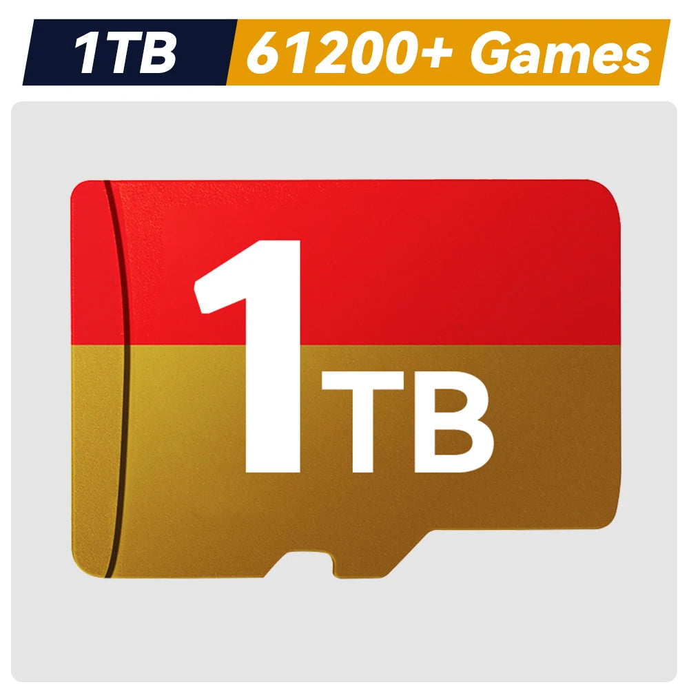 1TB Game TF Card for Steam Deck/Wins Handheld Latest Batocera 39 OS Retro Game Console with 61200 Games for PS3/PS2/PS1/PSP/MAME