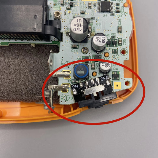 The power switch on button is suitable for GAMEBOY ADVANCE GBA