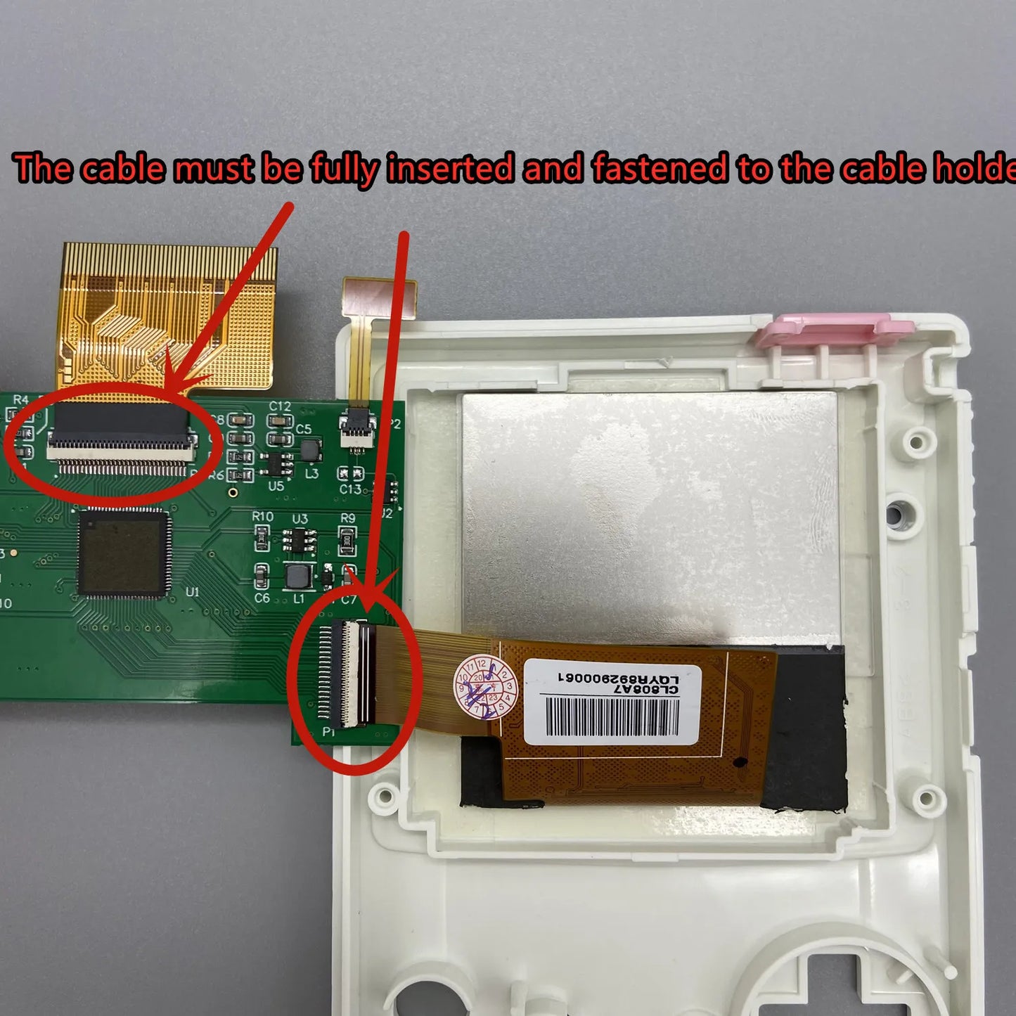 Easy to install 2.2 inches GBC high brightness LCD and new shell for Gameboy Color，GBC LCD screen