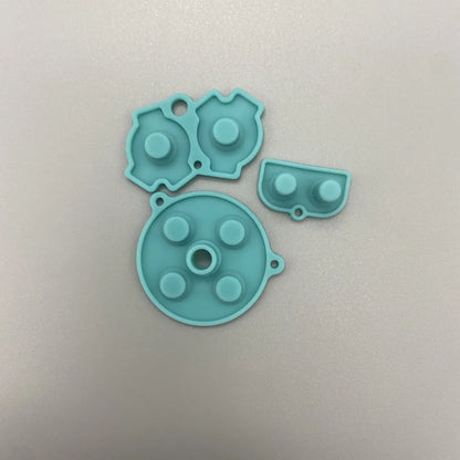 Color high quality game accessory rubber pads button silicon pads for Gameboy Advance GBA