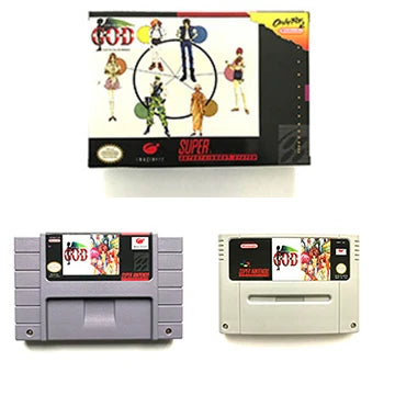 G.O.D. Growth or Devolution game cartridge For snes ntsc pal video game