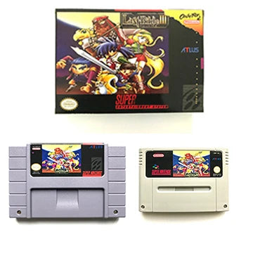 Last Bible III from the Gods game cartridge For snes ntsc pal video game