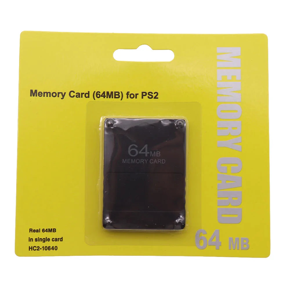 For PS2 8MB/64MB/128MB/256MB Memory Card Memory Expansion Cards Suitable for Sony PS1 PS2 Black Memory Card Wholesale
