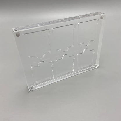 High transparency Acrylic Magnetic suction cover Games Storage Box Hard Shell cartridge Case for Nintendo 3DS DS