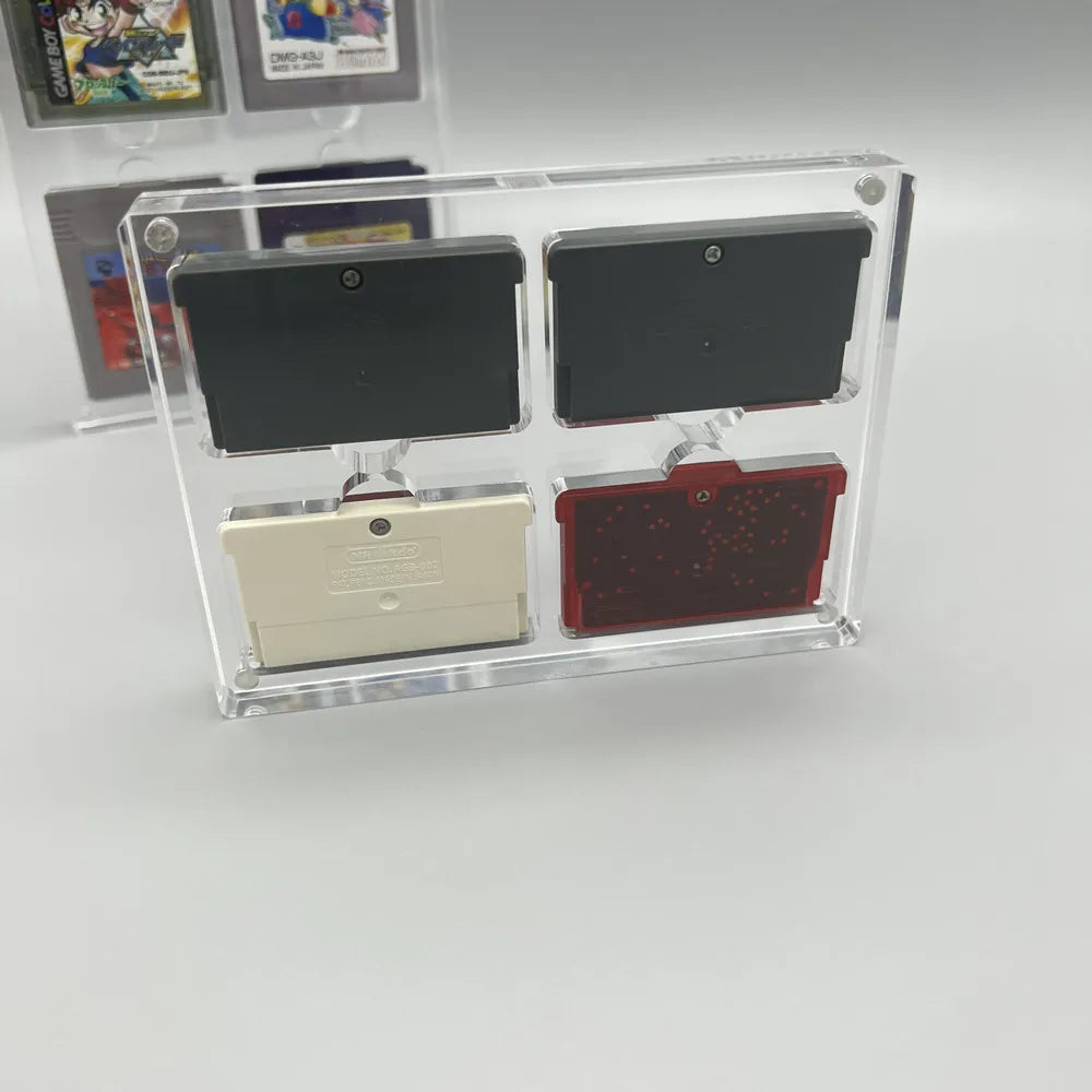High transparency Acrylic Magnetic suction cover Games Storage Box Hard Shell cartridge Case for GameBoy ADVANCE GBA