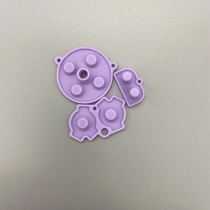 Color high quality game accessory rubber pads button silicon pads for Gameboy Advance GBA