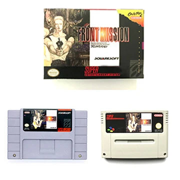 Front Missioned game cartridge For snes ntsc pal video game