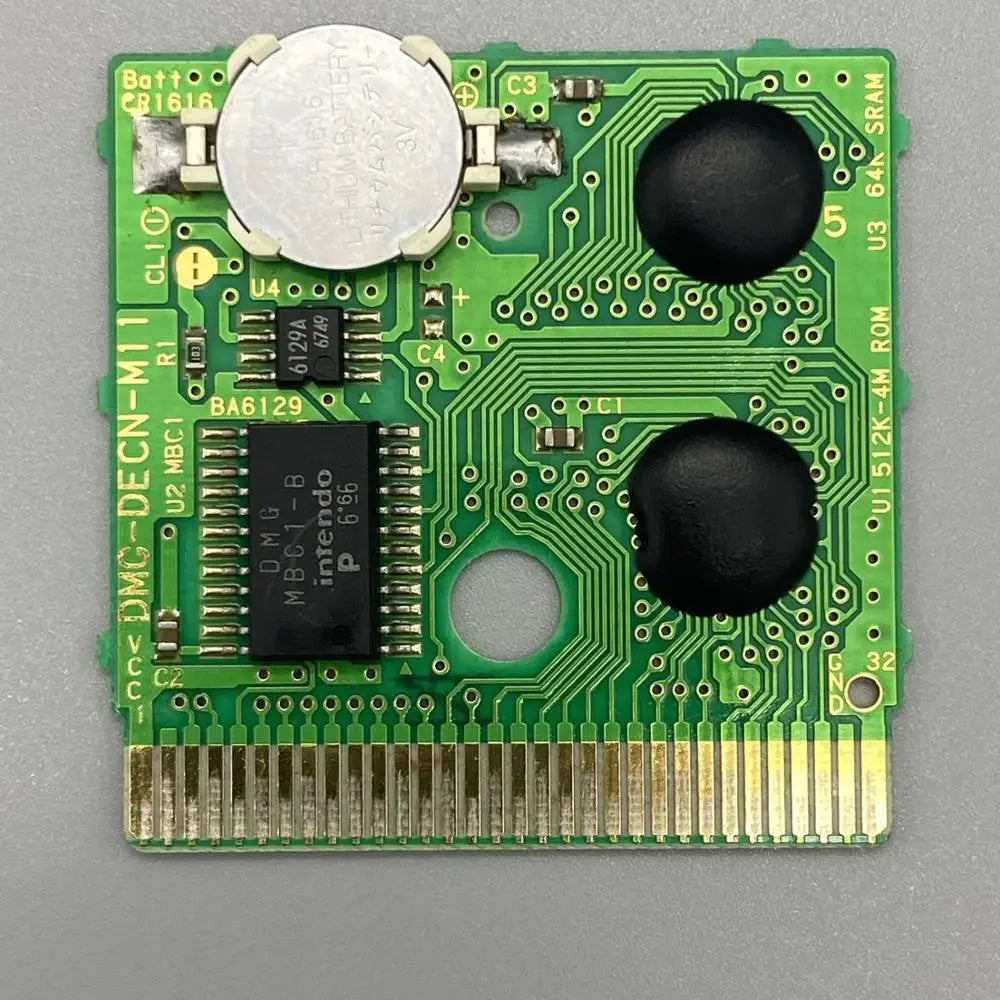 CR1616 battery holder for GAMEBOY GB GBC GBA game card