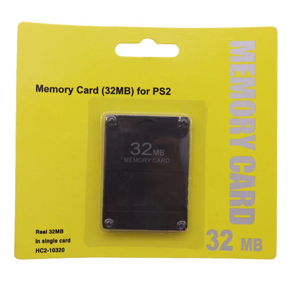 For PS2 8MB/64MB/128MB/256MB Memory Card Memory Expansion Cards Suitable for Sony PS1 PS2 Black Memory Card Wholesale