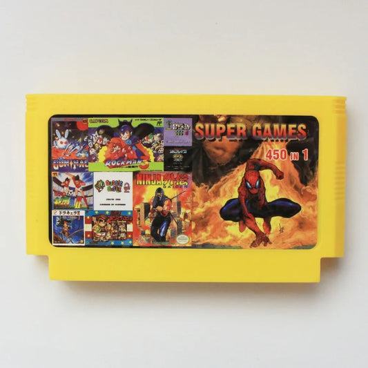 450 in 1 Big Yellow 8 bit 60 pins Game Card