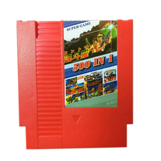 500 in 1 Games Collection 8-Bit 72 Pin Game Card for NES - Gamer Gift