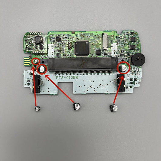 The capacitor for WONDER SWAN COLOR WSC