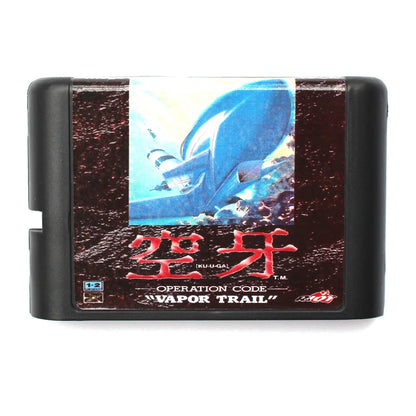 Vapor Trail 16bit MD Game Card For 16 Bit Sega MegaDrive Genesis Consoles