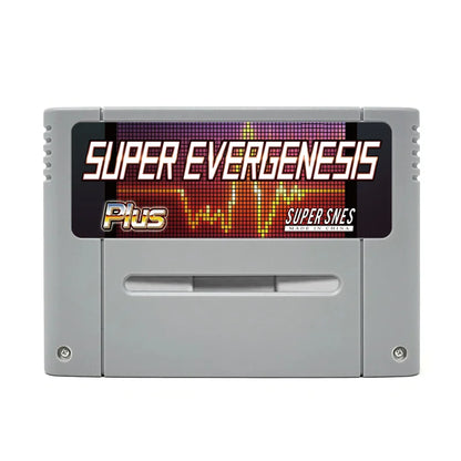 Super EVERGENESIS SNES SFC V12 3000 in 1 Game card with 8G TF Card for Super Famicom 16-Bit JPN/EU/USD Video Game Console