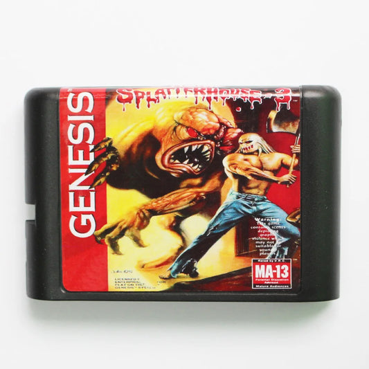 Splatterhouse 3 16bit MD Game Card For 16 Bit Sega MegaDrive Genesis Consoles